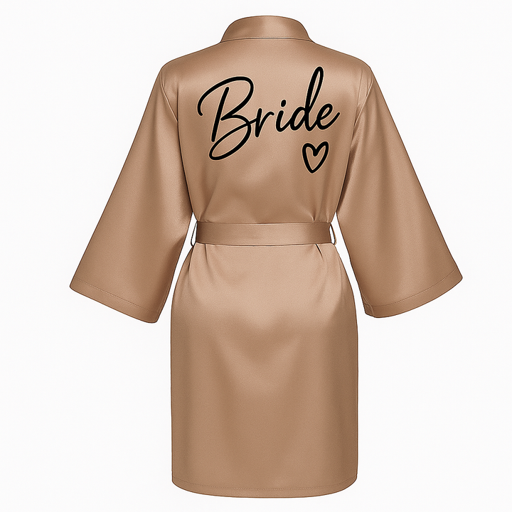 Team Bride Satin Robe