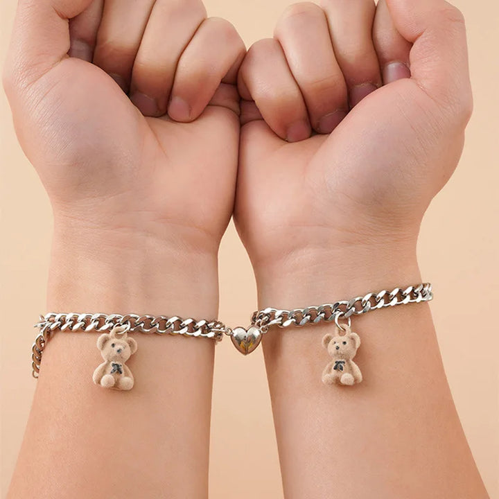 Romantic Couple Heart Bracelets-SmashingFinds