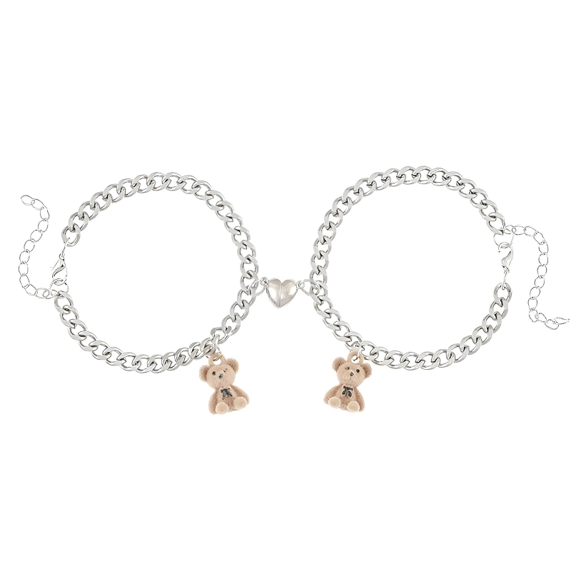 Romantic Couple Heart Bracelets-SmashingFinds