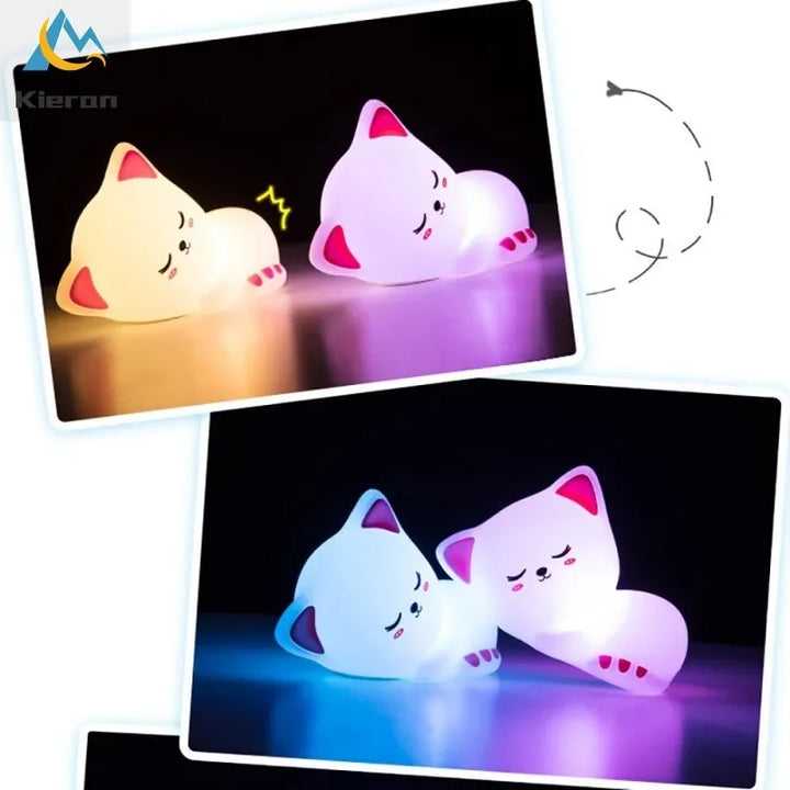 Silicone Cat Night Light