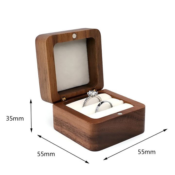 Wooden Ring Box Holder