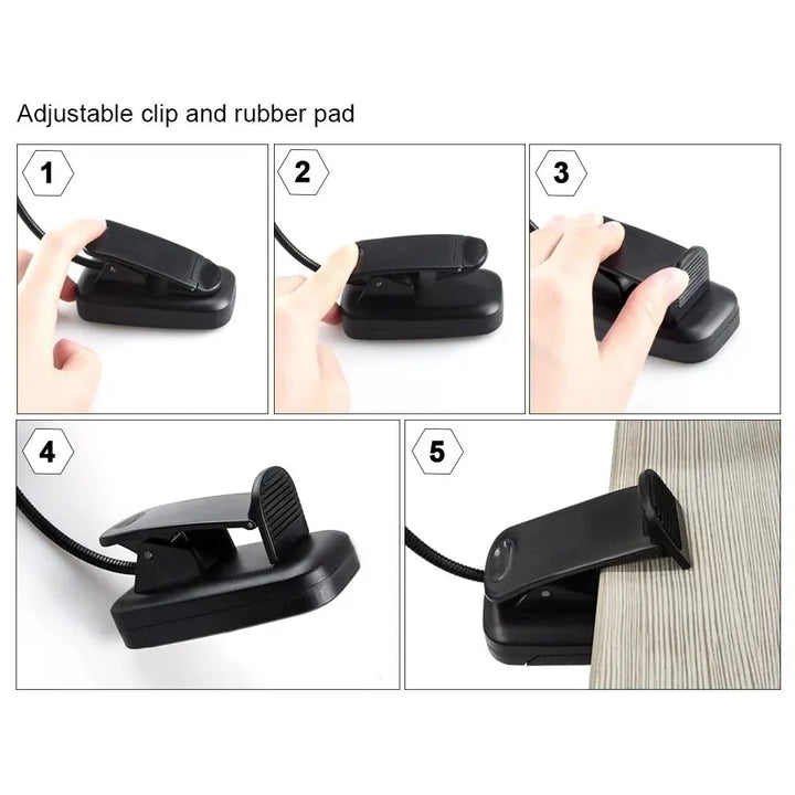 Adjustable Clip-On Lamp