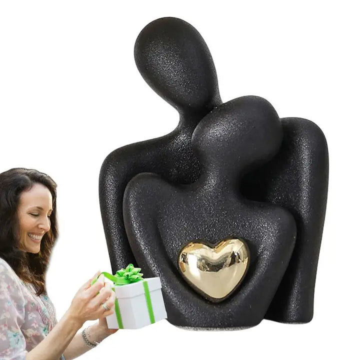 Nordic Couple Ceramic Statue