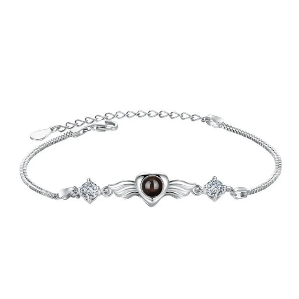 Custom Photo Heart Bracelet