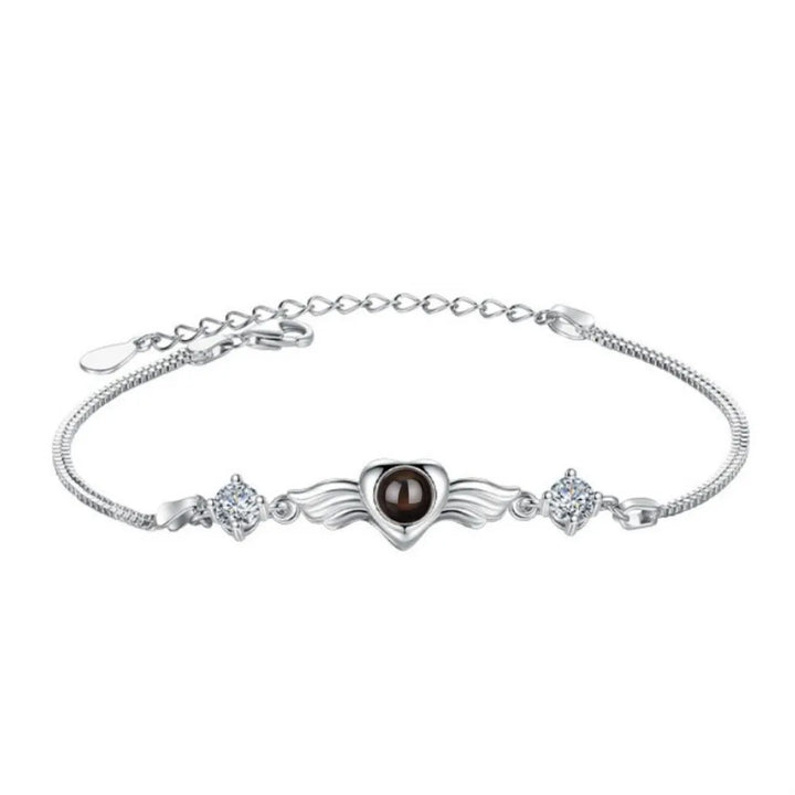 Custom Photo Heart Bracelet