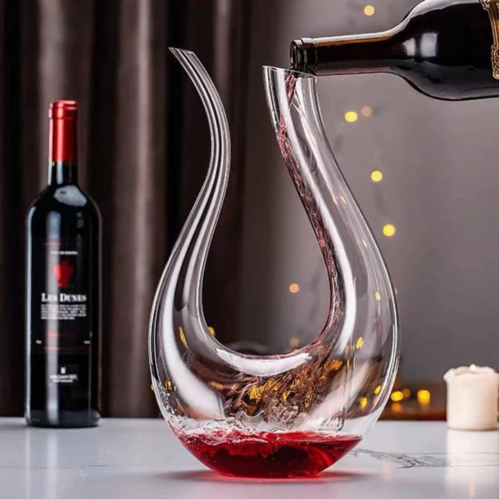 Crystal Swan Wine Decanter