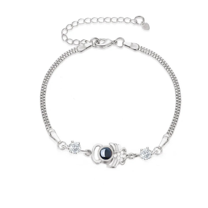Custom Photo Heart Bracelet