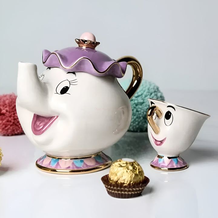 Beauty Beast Teapot Set