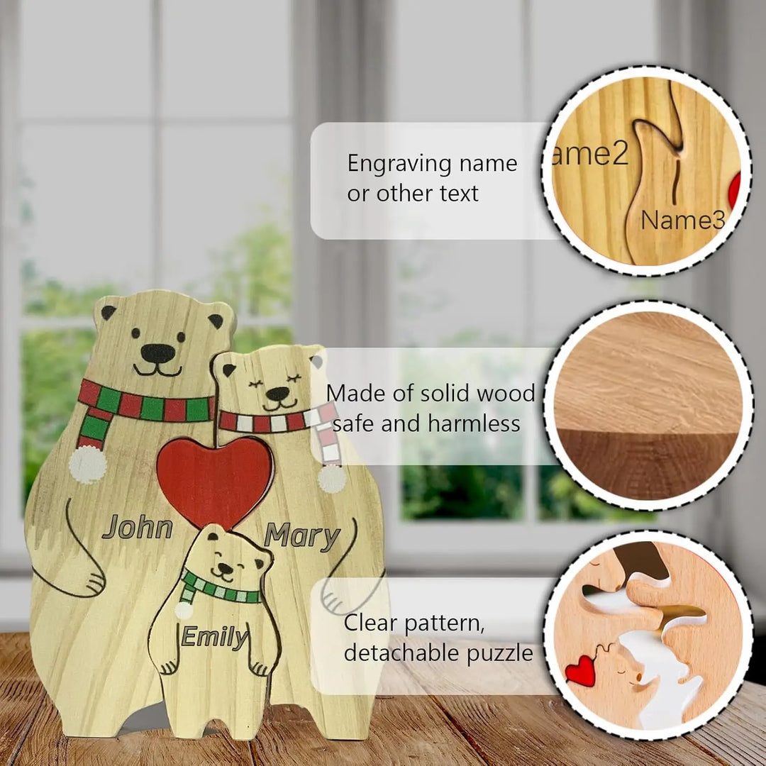 Personalized Bear Name Puzzle