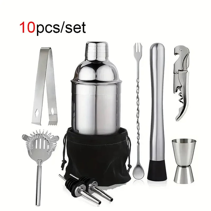 Stainless Cocktail Shaker Set
