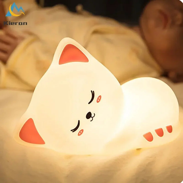 Silicone Cat Night Light