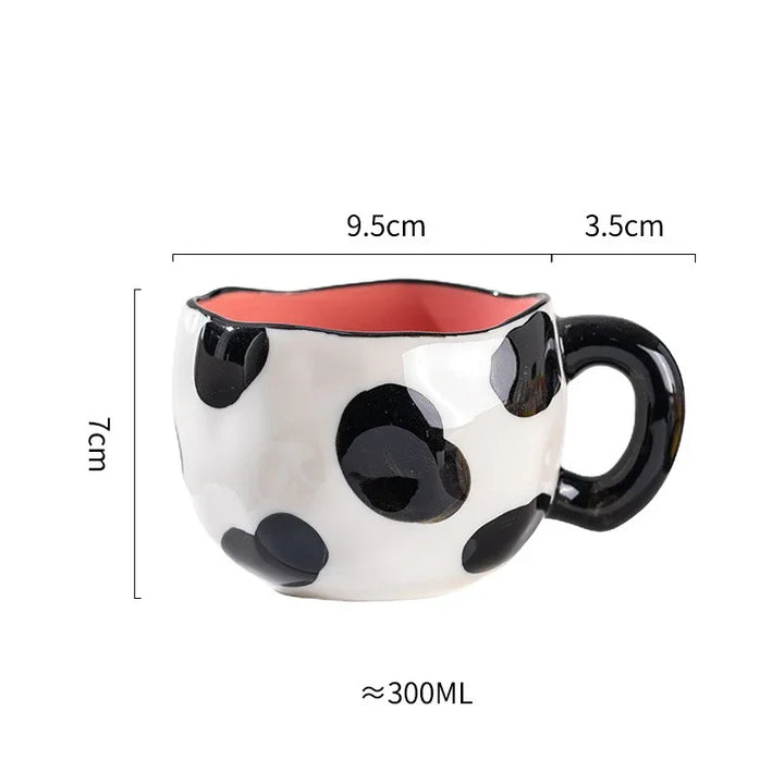 Handcrafted Ceramic Flower Mug