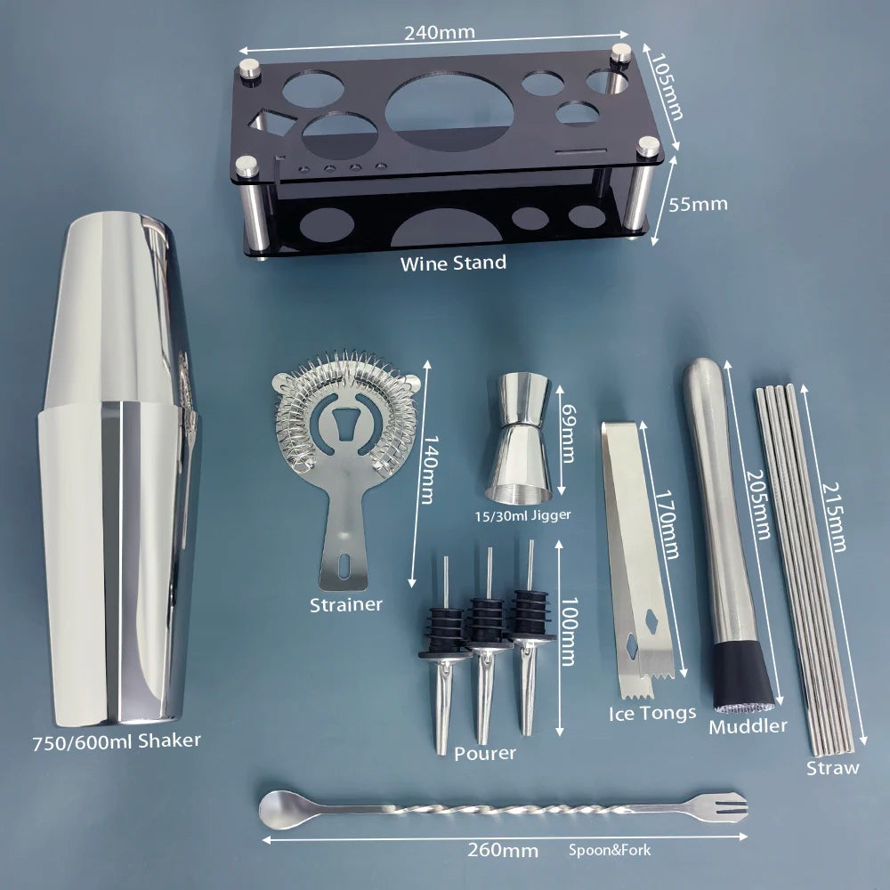 Boston Cocktail Shaker Set