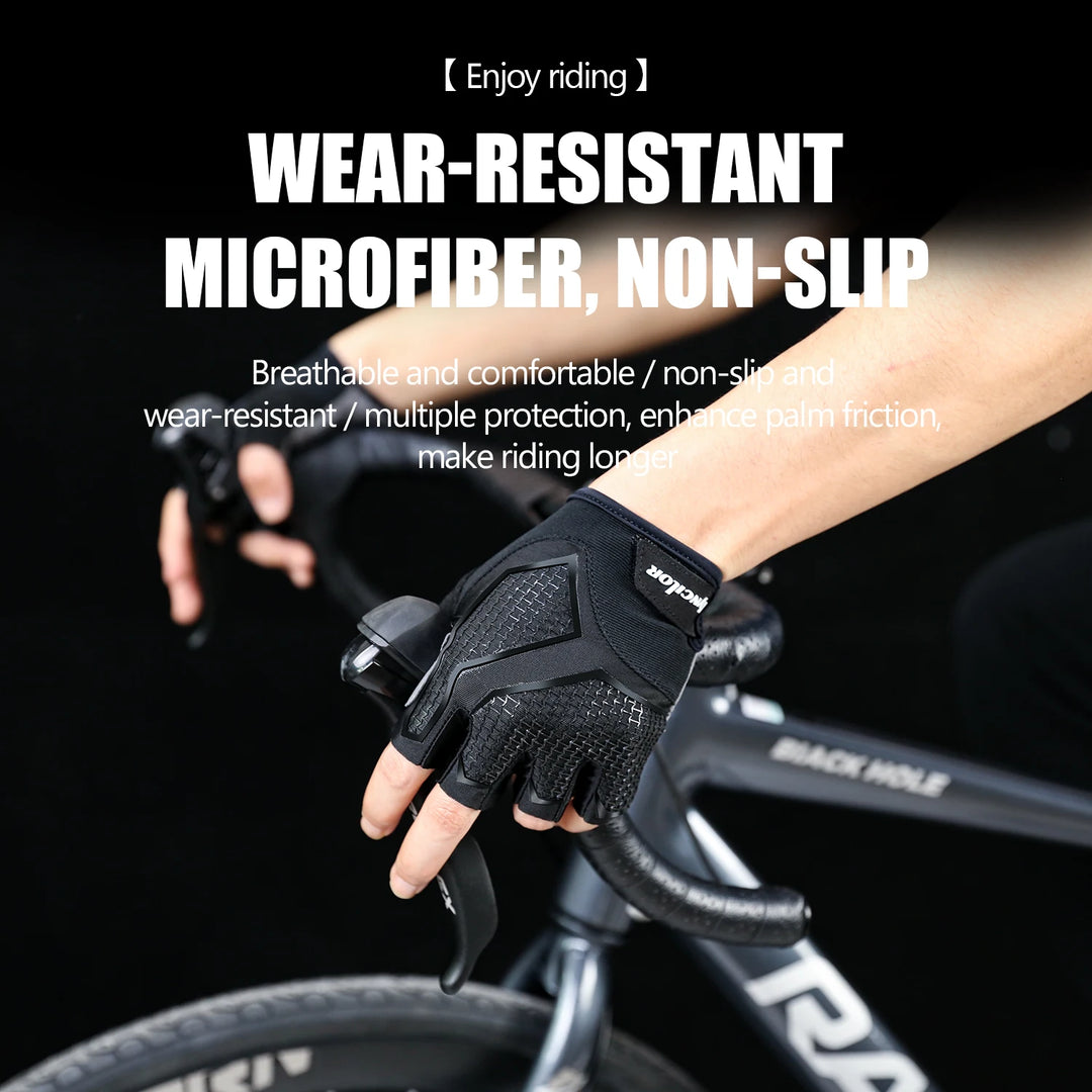 Shock-Absorb Half-Finger Cycling Gloves