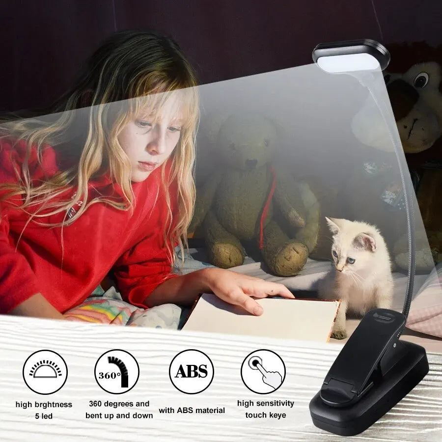 Adjustable Clip-On Lamp