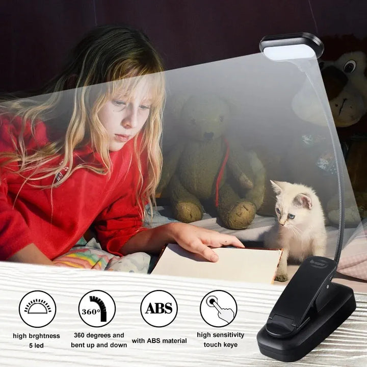 Adjustable Clip-On Lamp