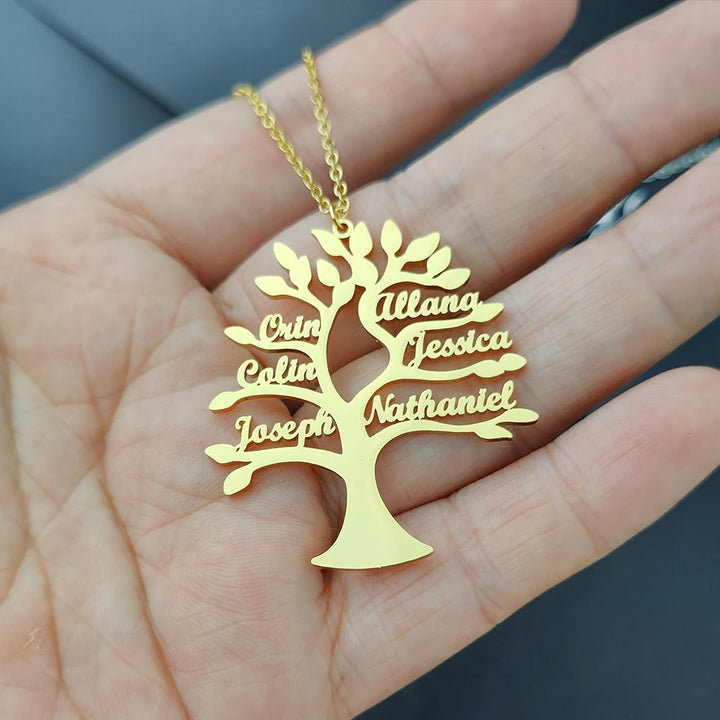 Personalized Family Tree Necklace