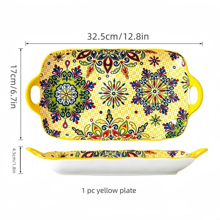 Boho Ceramic Fish Dish