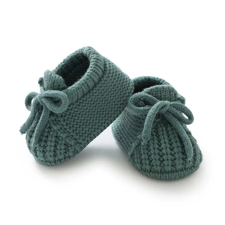 Knitted Baby Booties Shoes