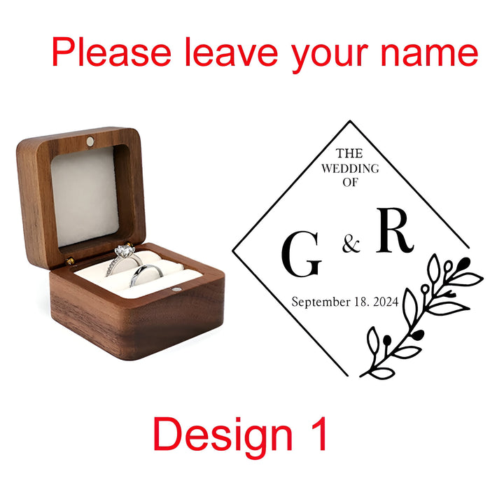 Wooden Ring Box Holder