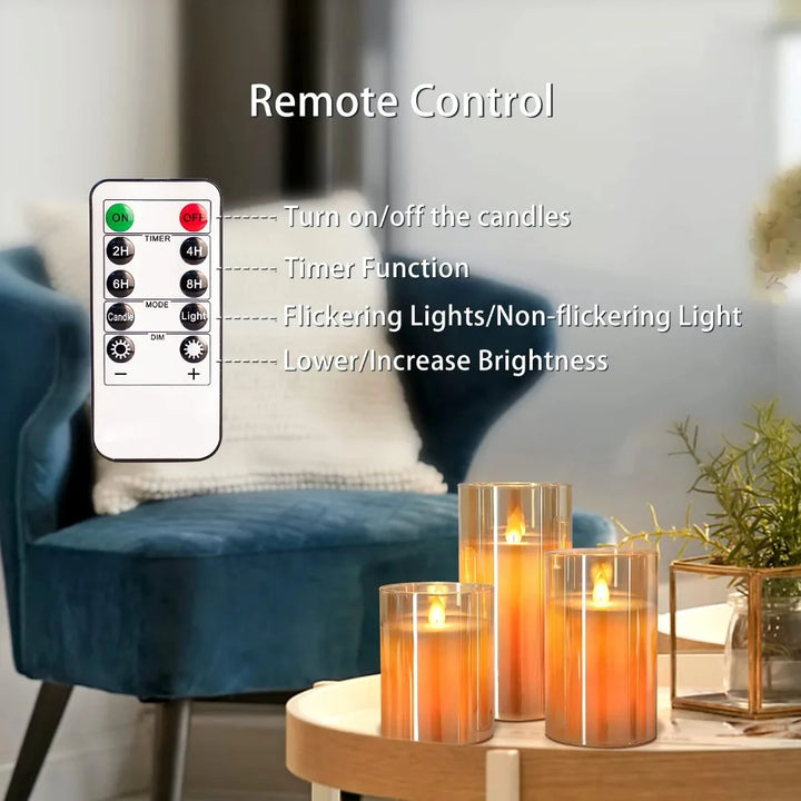 LED Electronic Candle Set
