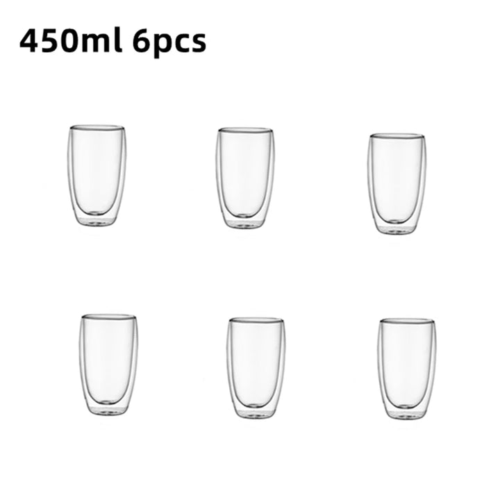 Double-Wall Glass Espresso Cups