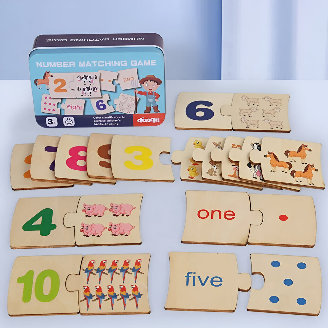 Montessori Number Puzzle Toy