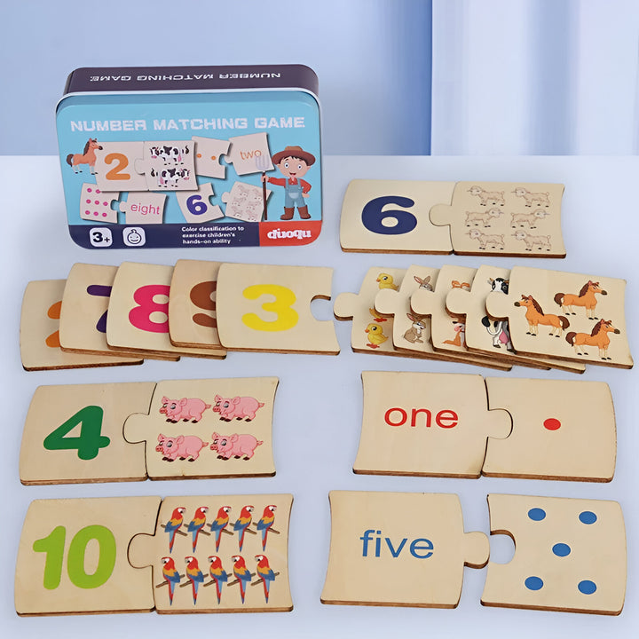 Montessori Number Puzzle Toy