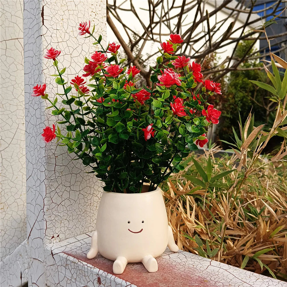 Smile Face Hanging Planter