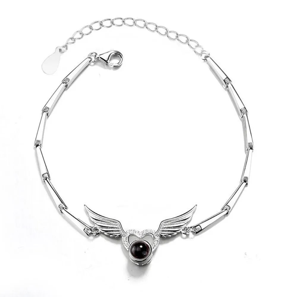 Custom Photo Heart Bracelet