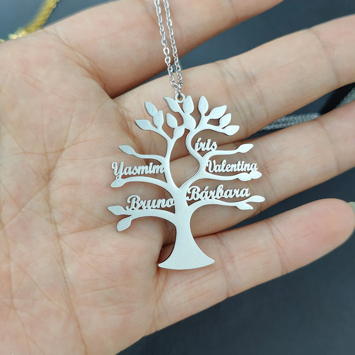 Personalized Family Tree Necklace