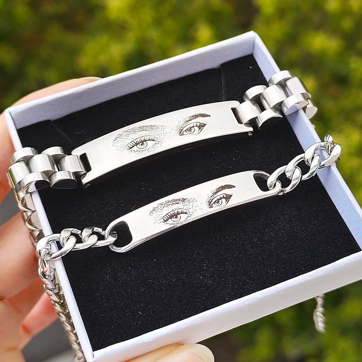 Personalized Eyes Photo Bracelet