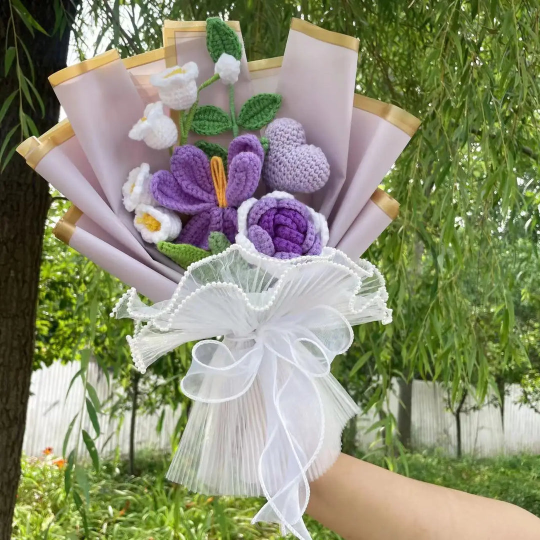 Knitted Sunflower Bouquet