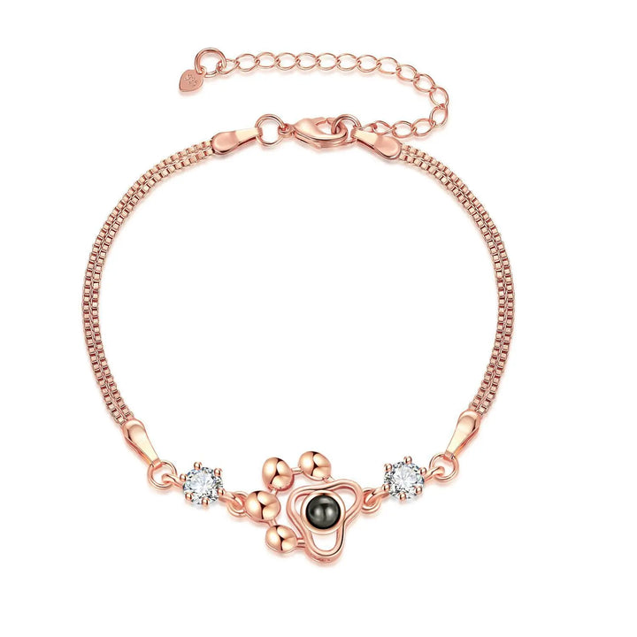 Custom Photo Heart Bracelet