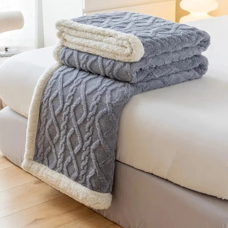 Lamb Wool Tapestry Blanket