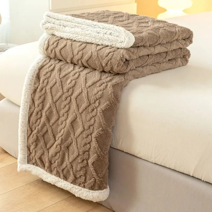 Lamb Wool Tapestry Blanket