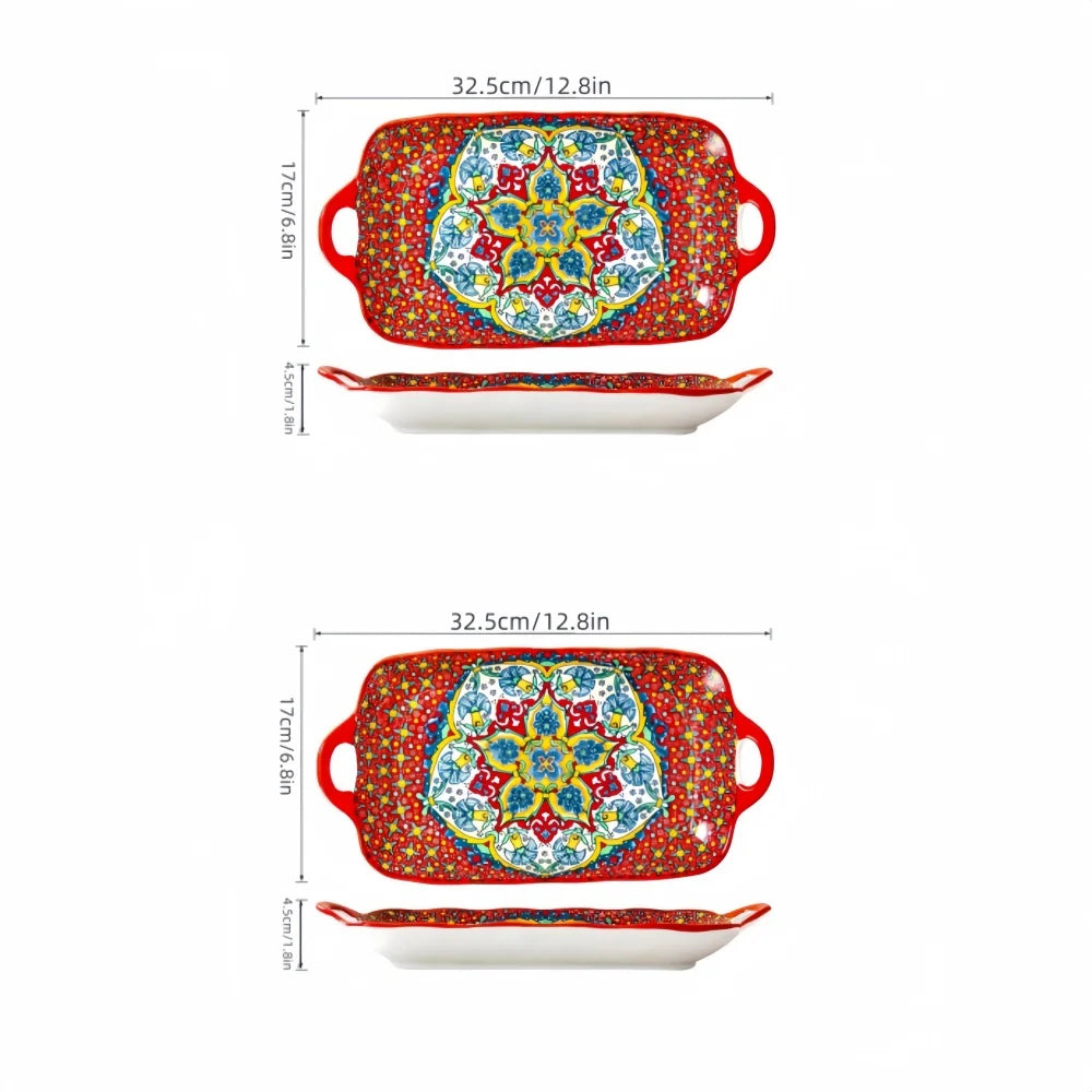 Boho Ceramic Fish Dish