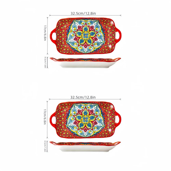 Boho Ceramic Fish Dish