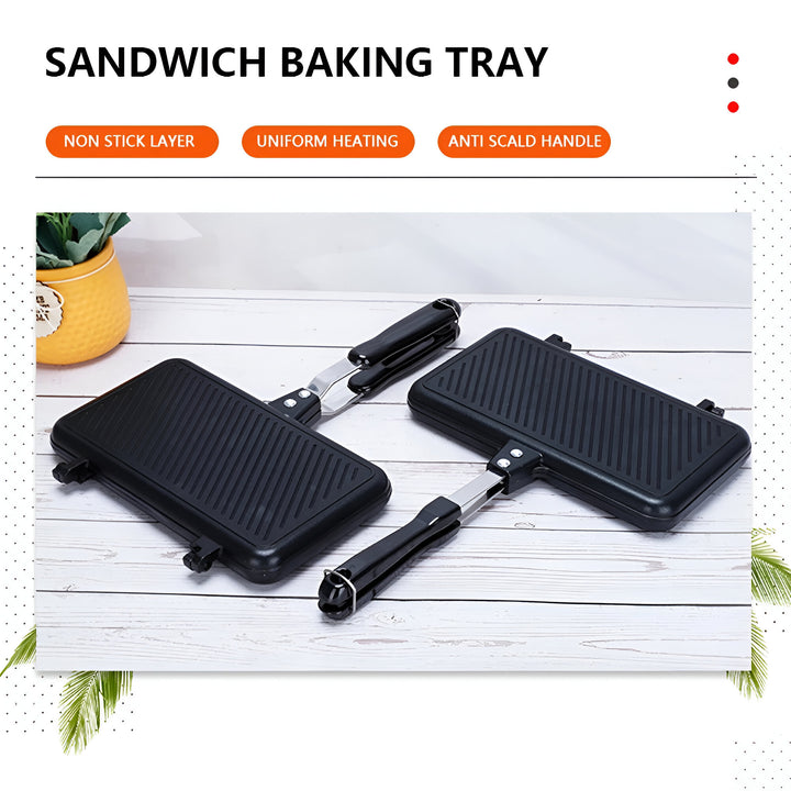 Double-Sided Sandwich Toaster