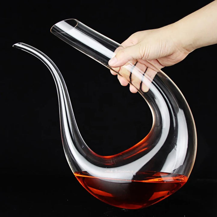 Crystal Swan Wine Decanter