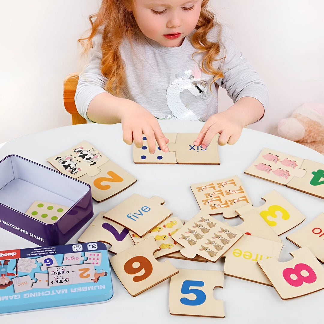 Montessori Number Puzzle Toy