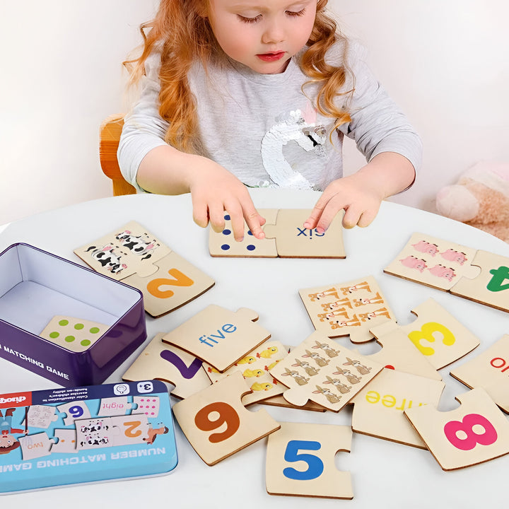 Montessori Number Puzzle Toy