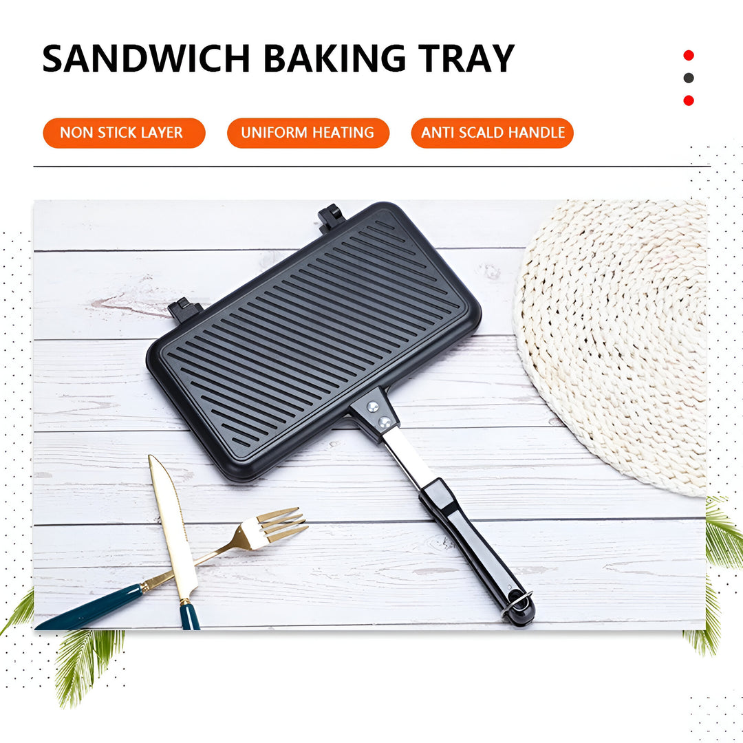 Double-Sided Sandwich Toaster