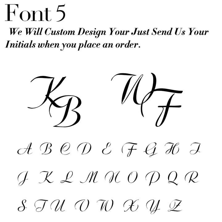Personalized Initial Cufflinks