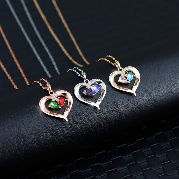 Custom Heart Name Necklace
