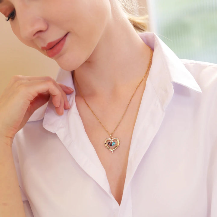 Custom Heart Name Necklace