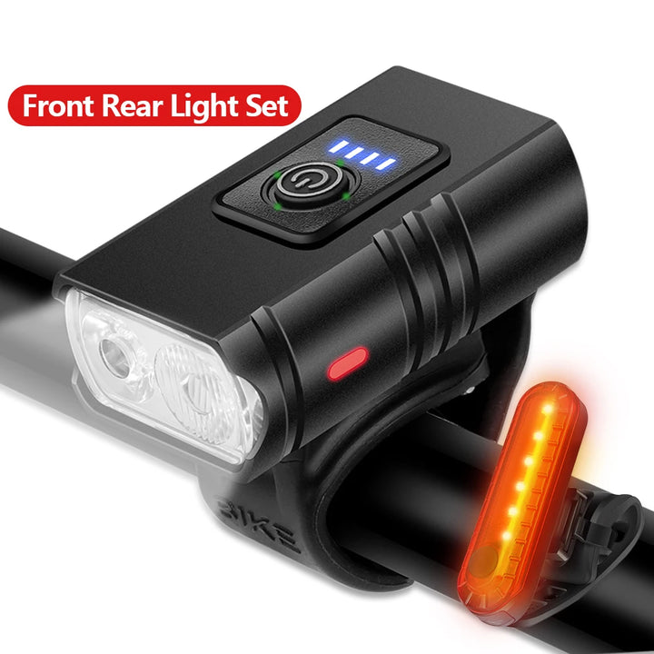 Rechargeable Bike Light Set