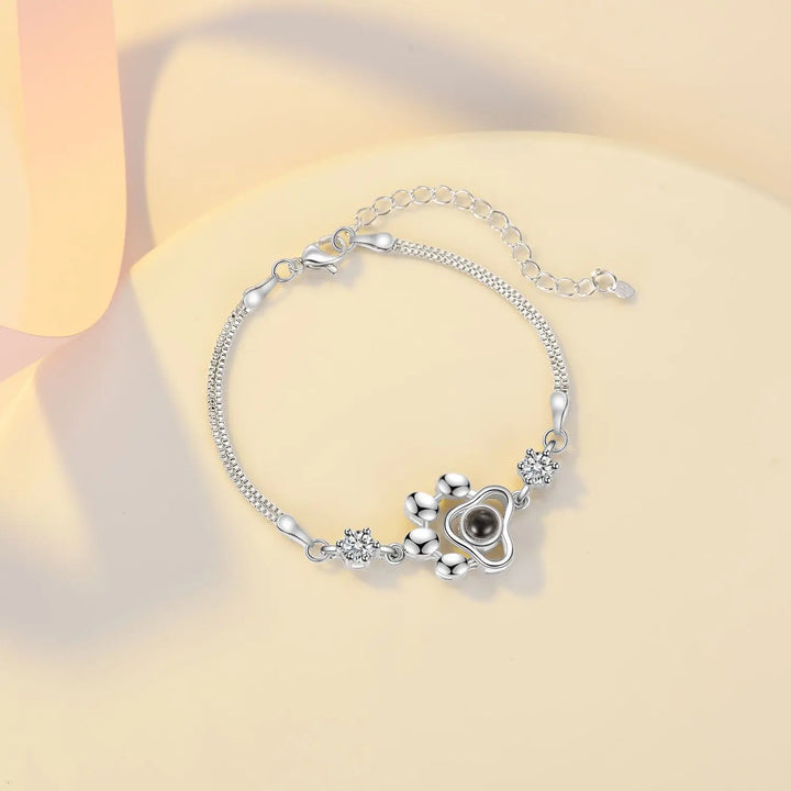 Custom Photo Heart Bracelet