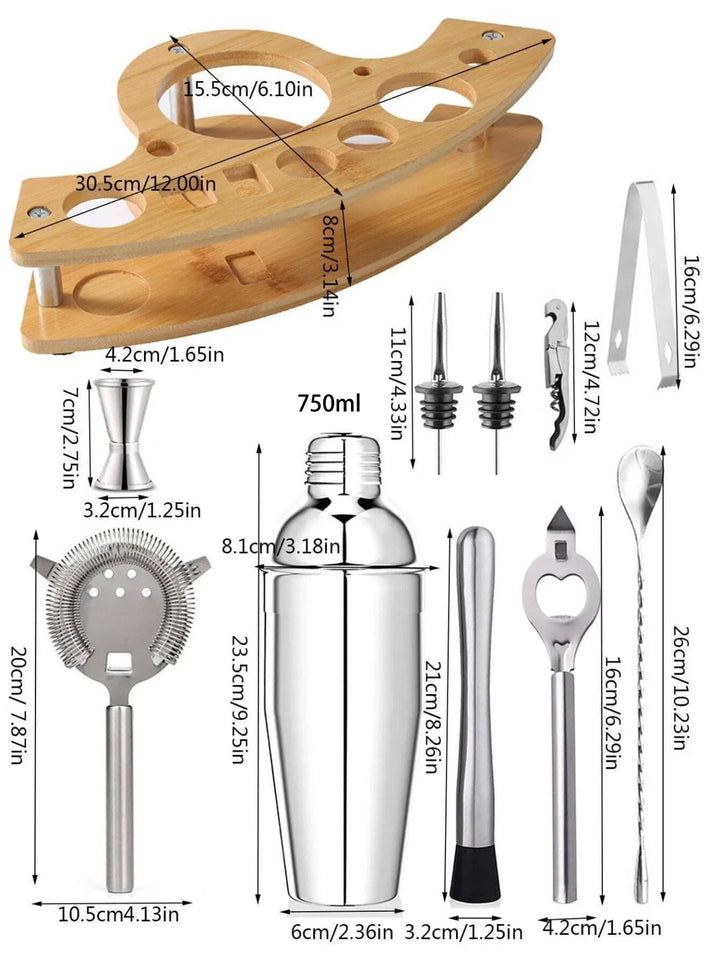 Stainless Cocktail Shaker Set