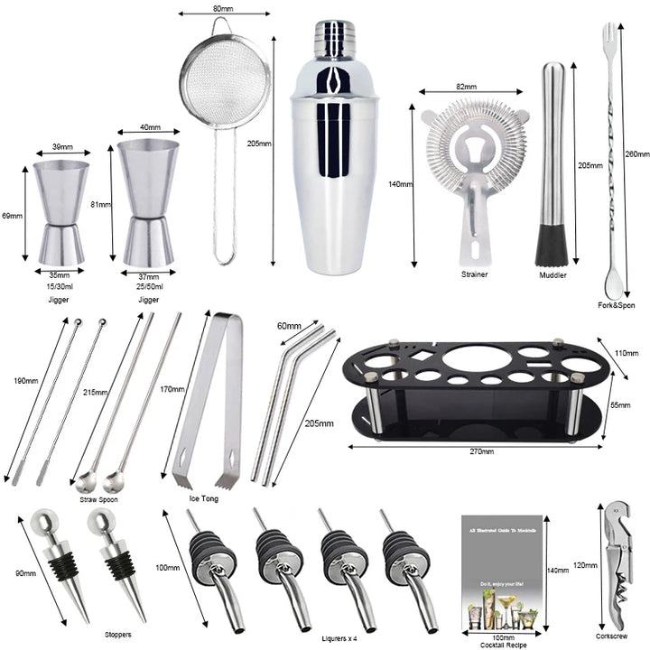 Boston Cocktail Shaker Set